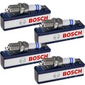 4x BOSCH Zündkerze Doppelplatin für Audi TT 8N3 1.8 T VW Golf IV Cabriolet 1E7