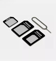 Universal SIM Kartenadapter Adapter Nano Micro Kartenleser Handy Tablet Zubehör