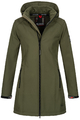 A. Salvarini Damen Softshell Funktions Outdoor Regen Jacke Sport lang AS131