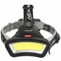LED Stirnlampe Super Hell Scheinwerfer Kopflampe Taschenlampe USB MIT 2x Akku