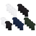 Bamboo basics Herren T-Shirt VELO, 4er Pack - Unterhemd, V-Neck, Single Jerse...
