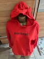 Nie getragen H&M HM Divided Hoodie Teufel Damen Rot Grosse S
