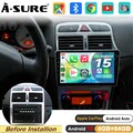 Android 15 64G Autoradio Für Peugeot 307 CC 2002-2013 Apple Carplay GPS NAVI DSP