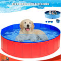 Faltbarer Hundepool Doggy Pool Kinder Swimmingpool Hundebad Ø80/120/160 CM PVC 