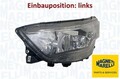 MAGNETI MARELLI 712479101129 Hauptscheinwerfer links Scheinwerfer für Iveco 