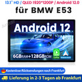 6+128G 13.1''Android 12.0 Für BMW X5 E53 2000-2007 Car radio Carplay GPS Navi FM