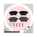 1x Bremsbelagsatz, Scheibenbremse ZIMMERMANN 22220.170.1 passend für FIAT