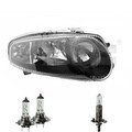 Scheinwerfer links Schwarz H1/H7/H7 für Alfa Romeo 147 937 inkl. Osram Lampen
