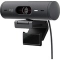 Logitech Brio 500 Full HD-Webcam  Klemm-Halterung, Stereo-Mikrofon, Integrier...