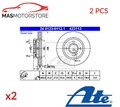BREMSSCHEIBEN SATZ PAAR VORNE ATE 240123-01131 2PCS A FÜR FORD FIESTA VI,FIESTA