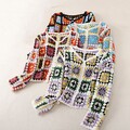 Damen Lange Ärmel Pullover Strickjacke Gestrickte Cardigan Taste Strickmantel