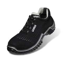 Uvex 6989846 motion style Halbschuhe S1 69898 schwarz, silber Weite 11 Größe 46