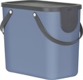 Rotho Mülltrennungssystem Albula 25 L horizon blue Recyclingbehälter  Müll- &