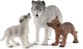 GW1854 schleich 42472 Wolfsmutter mit Welpen