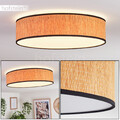 Moderne LED Decken Leuchte Rattan Wohn Schlaf Ess Zimmer Beleuchtung Flur Lampen