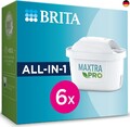 BRITA Wasserfilter-Kartusche MAXTRA PRO All-in-1 ? 6er Pack (Halbjahresvorrat):