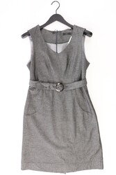 ✨ Zero Trägerkleid Regular Kleid für Damen Gr. 38, M grau aus Baumwolle ✨