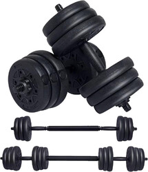 Wemk 2In1 Hantelset, 2Er Set Professionell Hantel Mit Hantelstangen, Kurzhanteln