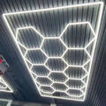 Neu Hexagon Werkstatt Garage Wand Decken Leuchte Waben Beleuchtung LED Lampe 14X