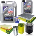 INSPEKTIONSKIT FILTER LIQUI MOLY ÖL 6L 10W-40 für Audi A6 Avant 4A C4 2.5 TDI