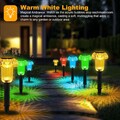 4 Stück LED Solarleuchten für außen Solar Pilzlampe Solarlampe Gartenleuchten DE