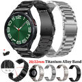 Titan Metall Armband Für Samsung Galaxy Watch 6 5 4 40mm/44mm 6 Classic 43/47mm