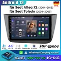Für Seat Altea 2004-2015 Toledo 8Kern Autoradio Android13 GPS WIFI SWC FM 4+64GB
