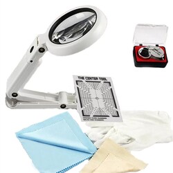 Sport Trading Card Grading Kit Zentrierwerkzeug mit 30X Lupe Set