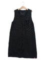 Esprit Freizeitkleid Damen Schwarz Schleife Baumwolle Gr M Midikleid Casual Uni