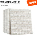 10 STK 3D Tapete Wandpaneele Selbstklebend Ziegel Wasserfest Wandaufkleber DE