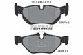 TEXTAR 2392701 TEXTAR Bremsbelagsatz, Scheibenbremse für BMW
