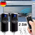 2X Für Hörmann Handsender HSE4 868 MHz BiSecur 4-Tasten Garagentor Fernbedienung