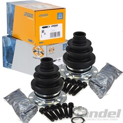 2X SPIDAN LÖBRO ACHSMANSCHETTEN-SATZ PASSEND FÜR OPEL OMEGA GETRIEBESEITIG