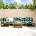 Garten Lounge Set Sitzgruppe Sofagarnitur Terrasse Gartenmöbel 7-tlg. vidaXL