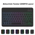 Für Amazon Fire Max 11/HD 10/10 Plus 2023 Bluetooth QWERTZ Tastatur Funk Maus DE