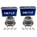 2x MEYLE RADNABE+RADLAGER mit ABS-RING HINTEN passend für CITROËN C4 MITSUBISHI 