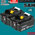 2  - 18V/5,0Ah für Makita Akku BL1860B- 2er Set - 197422-4 BL1850 BL1830