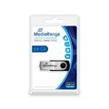 Mediarange MR912 USB 2.0 Stick 64GB, schwarz/silber, Speicherstick 64 GB