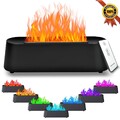 USB 250ML LUFTBEFEUCHTER AROMA DIFFUSER DUFTZERSTÄUBER 3D FLAMME SCHLAFZIMMER DE