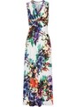 Sommer-Maxikleid mit schönem Muster Gr. 36/38 Weiß Geblümt Maxi Sommerkleid Neu*