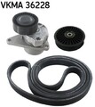 SKF VKMA36228 Keilrippenriemensatz Keilriemen Satz Keilriemensatz für Volvo 