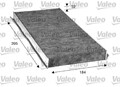 Innenraumfilter VALEO PROTECT 715507 Aktivkohlefilter für MERCEDES W169 W245 150