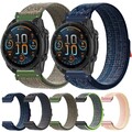 Für Garmin Fenix 3 HR 6 6X Pro 5 5X Plus 7 7X E 8 Quick Fit Nylon Loop Armband