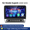 Carplay Android 14 Autoradio GPS Navi WIFI Für Skoda Superb 2 3T 2008-2015 1+32G