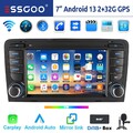 Für Audi A3 S3 RS3 8V 8P 32G Android 13 Autoradio DAB+ Carplay GPS Navi WIFI RDS