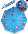 Kinder Regenschirm Magic Regenschirm mit Holzgriff und Sicherheits-Reflektoren-