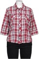 Street One Bluse Damen Oberteil Hemd Hemdbluse Gr. EU 44 Baumwolle Pink #e1d6f7c