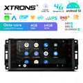 7" Autoradio Android 14 4G+64GB 8-Kern GPS Navi für Jeep Grand Cherokee 3 MK/JK