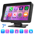 7" Apple CarPlay Wireless Android Auto Autoradio Touch Screen Portable GPS BT FM