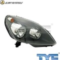 HAUPTSCHEINWERFER 20-0725-05-2 FÜR OPEL ZAFIRA/FAMILY/B/Box/Body/MPV 1.6L 4cyl